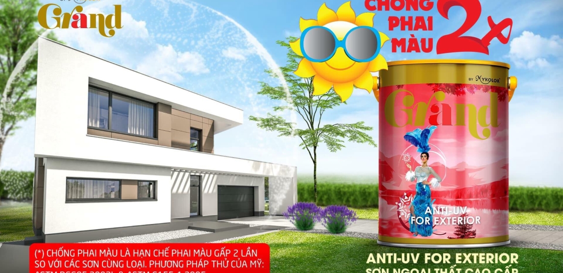 Nguyên nhân khiến tường sơn bị bay màu và giải pháp