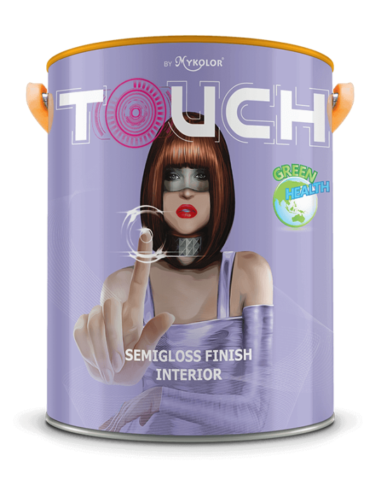 MYKOLOR TOUCH SEMIGLOSS FINISH INTERIOR 15L